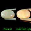0.65 Ct. Oval Cabochon Natural Multi Color Opal Sudan