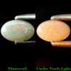 0.31 Ct. Oval Cabochon Natural Multi Color Opal Gem