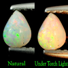 0.19 Ct. Pear Cabochon Natural Multi Color Opal Sudan