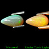 0.74 Ct. Pear Cabochon Natural Gem Multi Color Opal Ethiopia Unheated