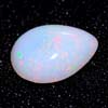 0.88 Ct. Pear Cabochon Natural Multi Color Opal Sudan 0.88 Ct. Pear Cabochon Natural Multi Color Opal Sudan