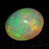 0.80 Ct. Oval Cabochon Natural Multi Color Opal Sudan 0.80 Ct. Oval Cabochon Natural Multi Color Opal Sudan