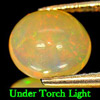 1.47 Ct. Oval Cabochon Natural Multi Color Opal Sudan 1.47 Ct. Oval Cabochon Natural Multi Color Opal Sudan