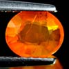 0.61 Ct. Oval Natural Orange Fire Opal Unheated Mexico
