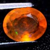 0.92 Ct. Oval Natural Multi Color Opal Sudan Unheated