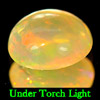 0.71 Ct. Oval Cabochon Natural Multi Color Opal Sudan