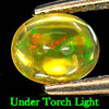 0.50 Ct. Oval Cabochon Natural Multi Color Opal Sudan