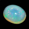 0.66 Ct. Oval Cabochon Natural Multi Color Opal Sudan