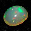 0.55 Ct. Oval Cabochon Natural Multi Color Opal Sudan