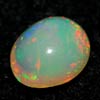 0.65 Ct. Oval Cabochon Natural Multi Color Opal Sudan 0.65 Ct. Oval Cabochon Natural Multi Color Opal Sudan