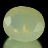 1.67 Ct.  Oval Shape Natural Gem White Color Opal Unheated