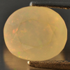 Unheated 1.53 Ct Oval Natural Gem Muti Color Opal Sudan
