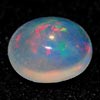 0.81 Ct. Oval Cab Natural Multi Color Opal Unheated Gem