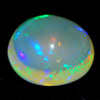 0.90 Ct. Oval Cab Natural Multi Color Opal Unheated Gem
