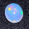0.67 Ct. Oval Cabochon Natural Multi Color Opal Sudan