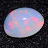 0.74 Ct. Oval Cabochon Natural Multi Color Opal Sudan
