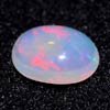 0.74 Ct. Oval Cabochon Natural Multi Color Opal Sudan