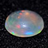 0.59 Ct. Oval Cabochon Natural Multi Color Opal Sudan