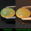 Multi Color Opal 1.32 Ct. Oval Cabochon 8.7 x 7.1 Mm. Natural Gemstone Sudan