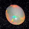 0.68 Ct. Oval Cabochon Natural Multi Color Opal Sudan