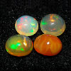 2.33 Ct. 4 Pcs. Natural Multi Color Opal Unheated Gems 2.33 Ct. 4 Pcs. Natural Multi Color Opal Unheated Gems
