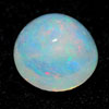 1.07 Ct. Round Cabochon Natural Multi Color Opal Sudan
