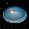 0.77 Ct. Oval Cabochon Natural Multi Color Opal Sudan