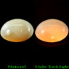 28.82 Ct. Oval Cab Natural White Orange Opal Unheated 28.82 Ct. Oval Cab Natural White Orange Opal Unheated