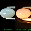 0.83 Ct. Oval Cabochon Natural Gem White Opal Unheated 0.83 Ct. Oval Cabochon Natural Gem White Opal Unheated