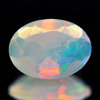 Unheated 0.41 Ct Oval Shape Natural Multi Color Opal