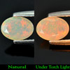 Unheated 0.42 Ct Oval Shape Natural Multi Color Opal