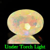0.47 Ct Oval Shape Natural Multi Color Opal Unheated