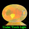 0.40 Ct Oval Shape Natural Multi Color Opal Unheated