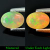 0.47 Ct. Oval Shape Natural Multi Color Opal Unheated