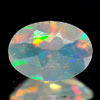 Unheated 0.36 Ct Oval Shape Natural Multi Color Opal