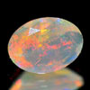 Unheated 0.49 Ct Oval Shape Natural Multi Color Opal