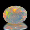 Unheated 0.73 Ct Oval Shape Natural Multi Color Opal