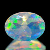 Unheated 0.53 Ct Oval Shape Natural Multi Color Opal
