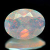 Unheated 0.64 Ct Oval Shape Natural Multi Color Opal