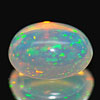 0.76 Ct Oval Cabochon Natural Multi Color Opal Unheated