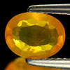 0.89 Ct. Oval Shape Natural Orange Yellow Fire Opal Gem