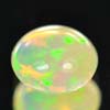 Unheated 0.46 Ct Oval Cabochon Natural Multi Color Opal