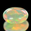 Unheated 0.37 Ct Oval Cabochon Natural Multi Color Opal