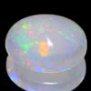 Unheated 0.90 Ct Oval Cab Natural Gem Multi Color Opal