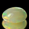 1.48 Ct. Oval Cab Natural Gem Multi Color Opal Unheated