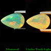 Good Gemstone 0.66 Ct. Pear Shape Natural Multi Color Opal Unheated