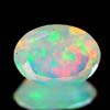 Good Luster 0.51 Ct. Oval Natural Multi Color Opal Gems