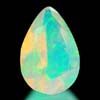 Good Luster 0.65 Ct. Pear Natural Multi Color Opal Gem