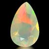 Unheated 0.54 Ct. Pear Natural Gemstone Opal Multi Color Unheated 0.54 Ct. Pear Natural Gemstone Opal Multi Color