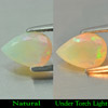 0.78 Ct. Pear Natural Gemstone Opal Multi Color Unheated Ethiopia 0.78 Ct. Pear Natural Gemstone Opal Multi Color Unheated Ethiopia